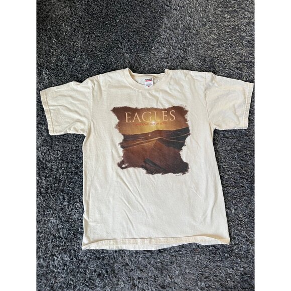 Anvil Other - Vintage Anvil The Eagles 2008 Long Road Out Of Eden Tour T-shirt H3